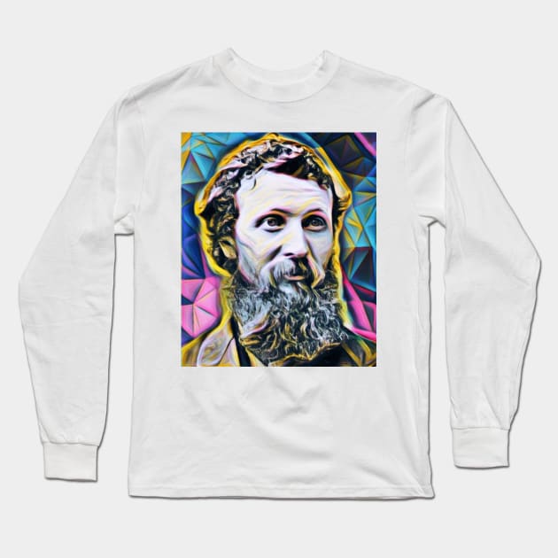 John Muir Portrait | John Muir artwork 3 Long Sleeve T-Shirt by JustLit